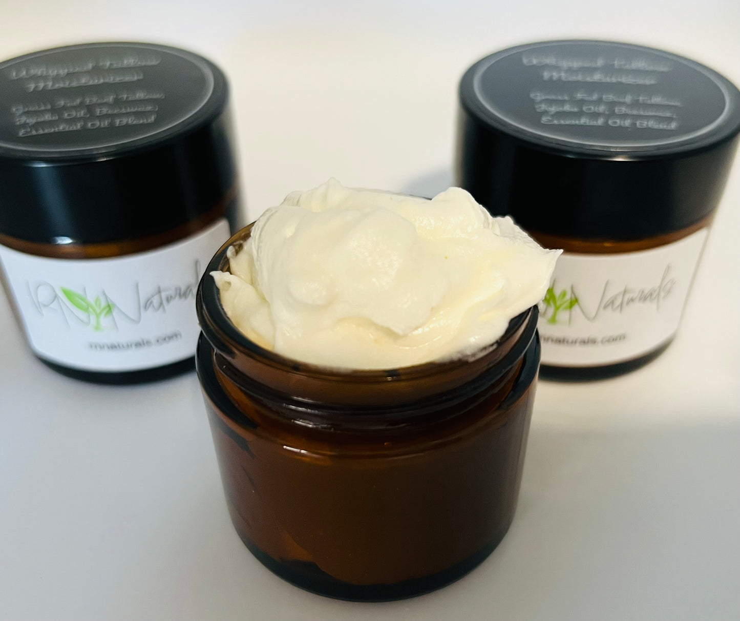 Whipped Grass Fed Tallow Moisturizer Spearmint and Eucalyptus